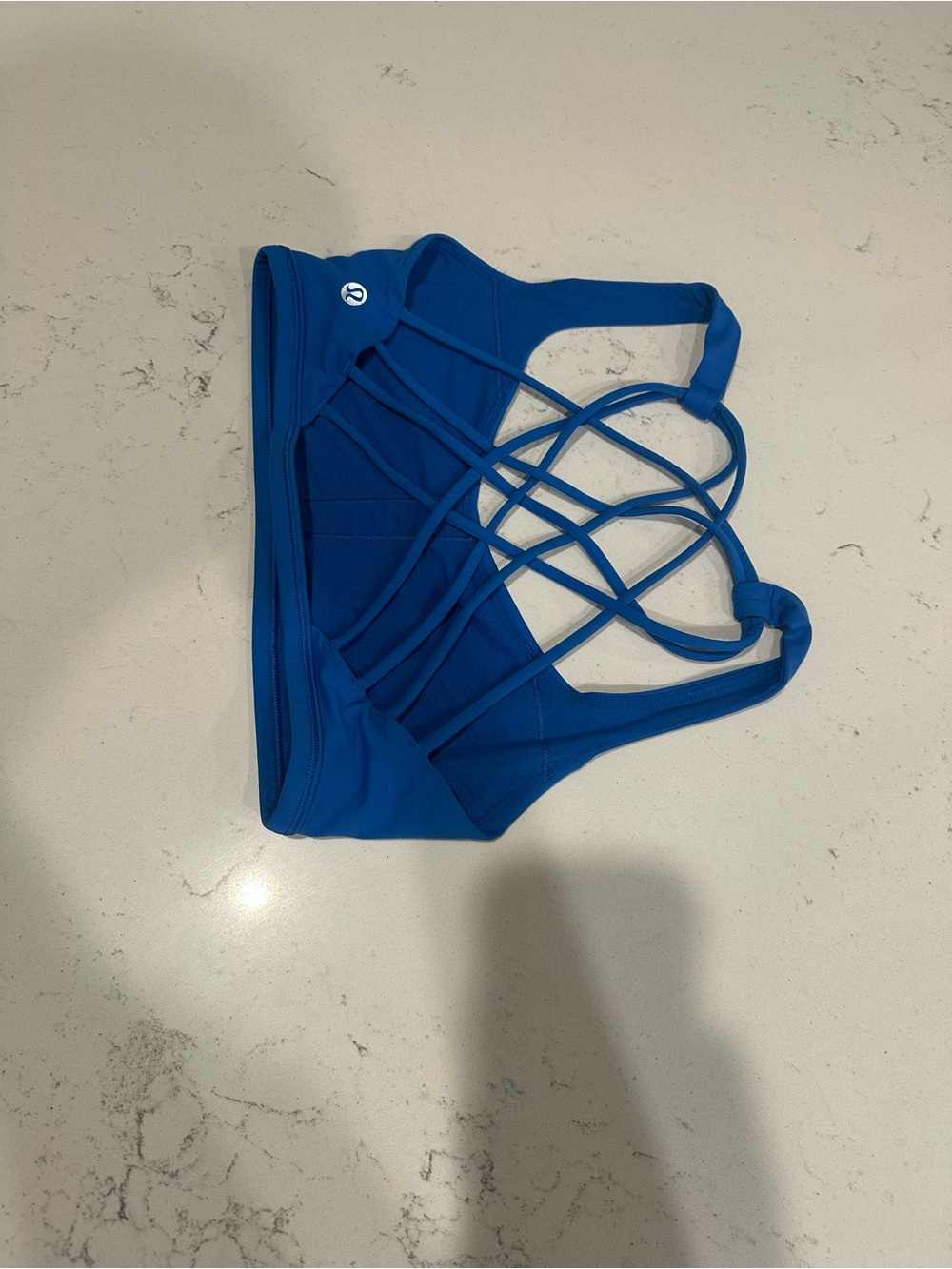 lululemon athletica Strappy Back Sports Bra - Royal Blue